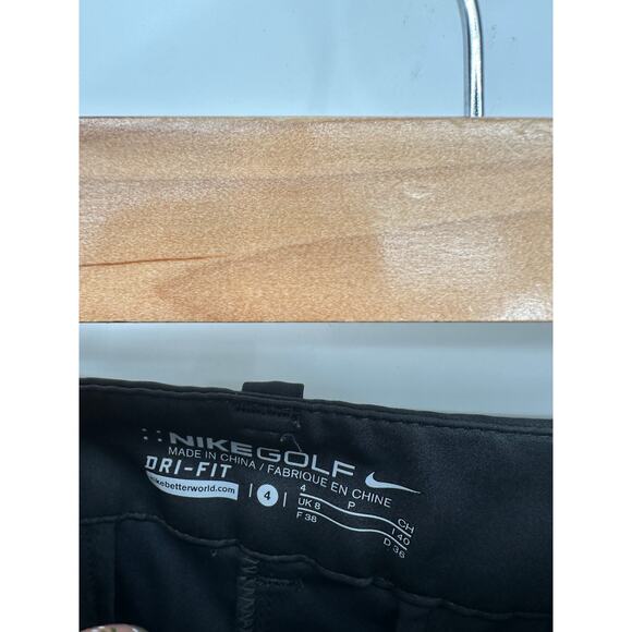 Nike Golf Womens Black Chino Shorts Size 4 Casual Outdoors 4.5" Inseam - Picture 5 of 7